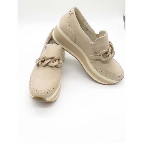 Dolce Vita Women's Beige Platform Loafers 9.5 Chain Detail NEW - Picture 6 of 7